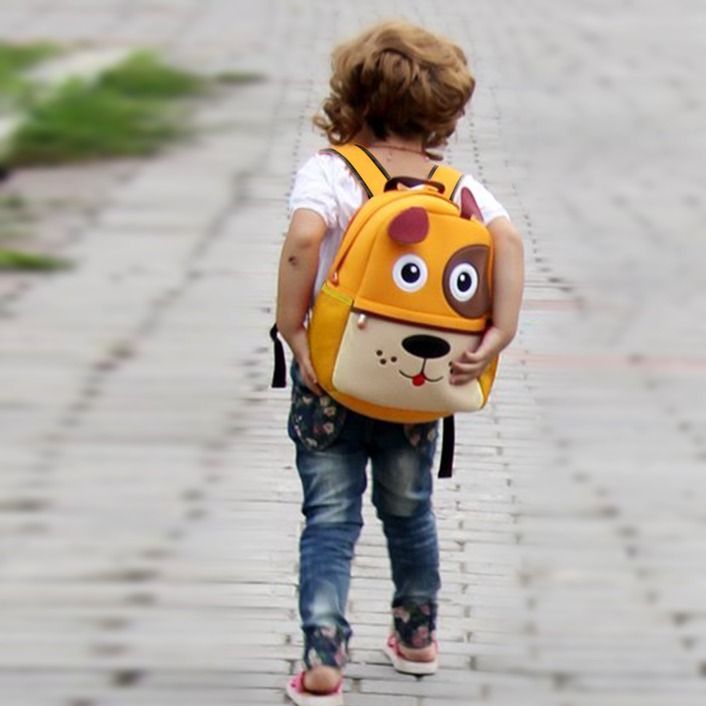 Toddler Backpack for Boys and Girls, AOBETAK Cute Animal Design Small School Bags, Greate Present & Gifts Little Rucksack for Kids Childrens Boys Girls 2-7 Year Old (Orange Dog)